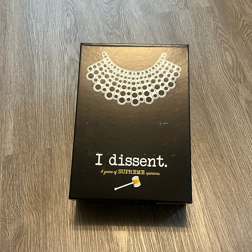 I Dissent Ruth Bader Ginsburg Game